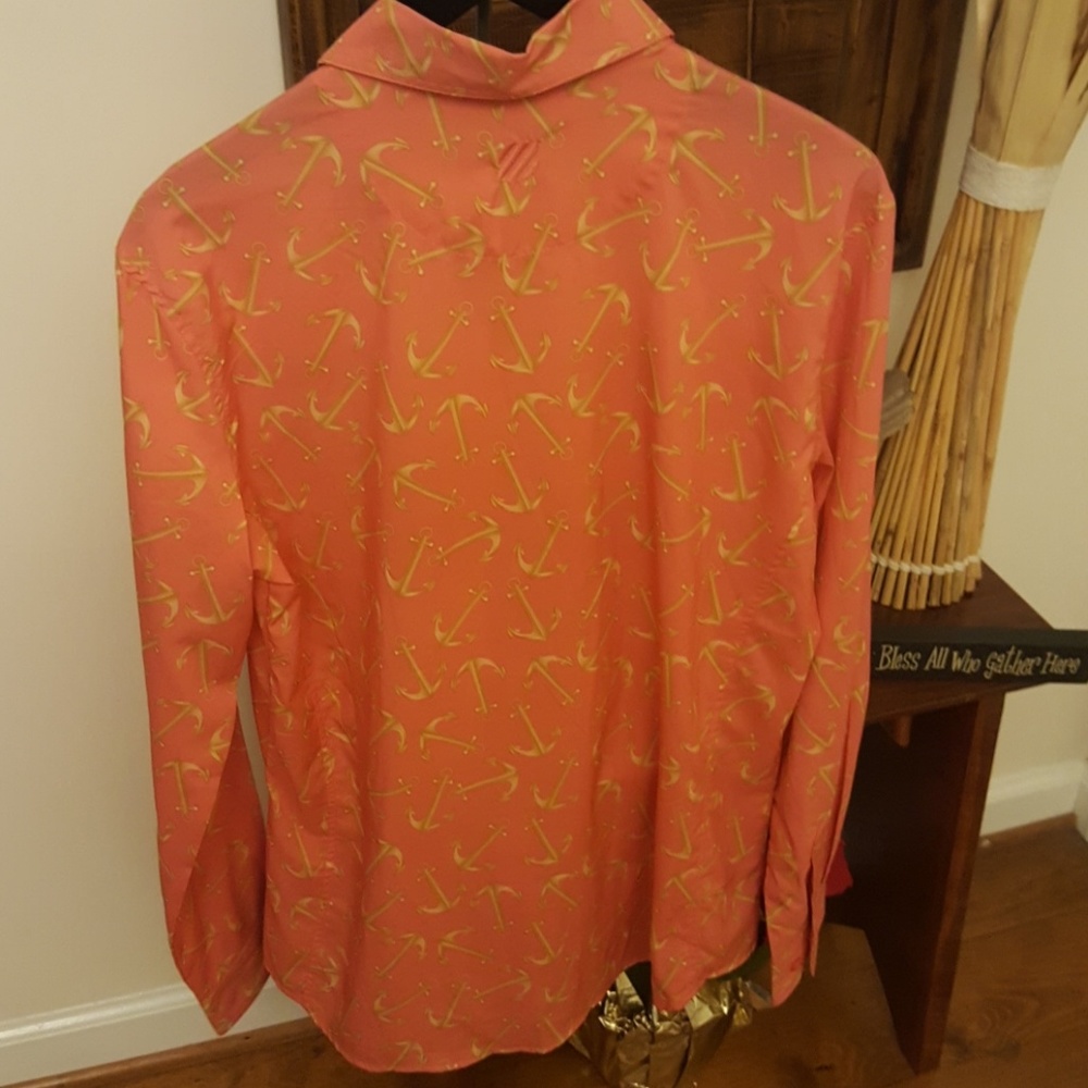 AHOY MATE❣️Anchor button down shirt - Picture 4 of 5